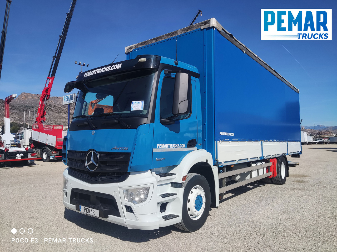 MERCEDES-BENZ ANTOS 1827 SEMITAUTLINER RETARDER - Schuifzeilen vrachtwagen: afbeelding 1 MERCEDES-BENZ ANTOS 1827 SEMITAUTLINER RETARDER - Schuifzeilen vrachtwagen: afbeelding 1