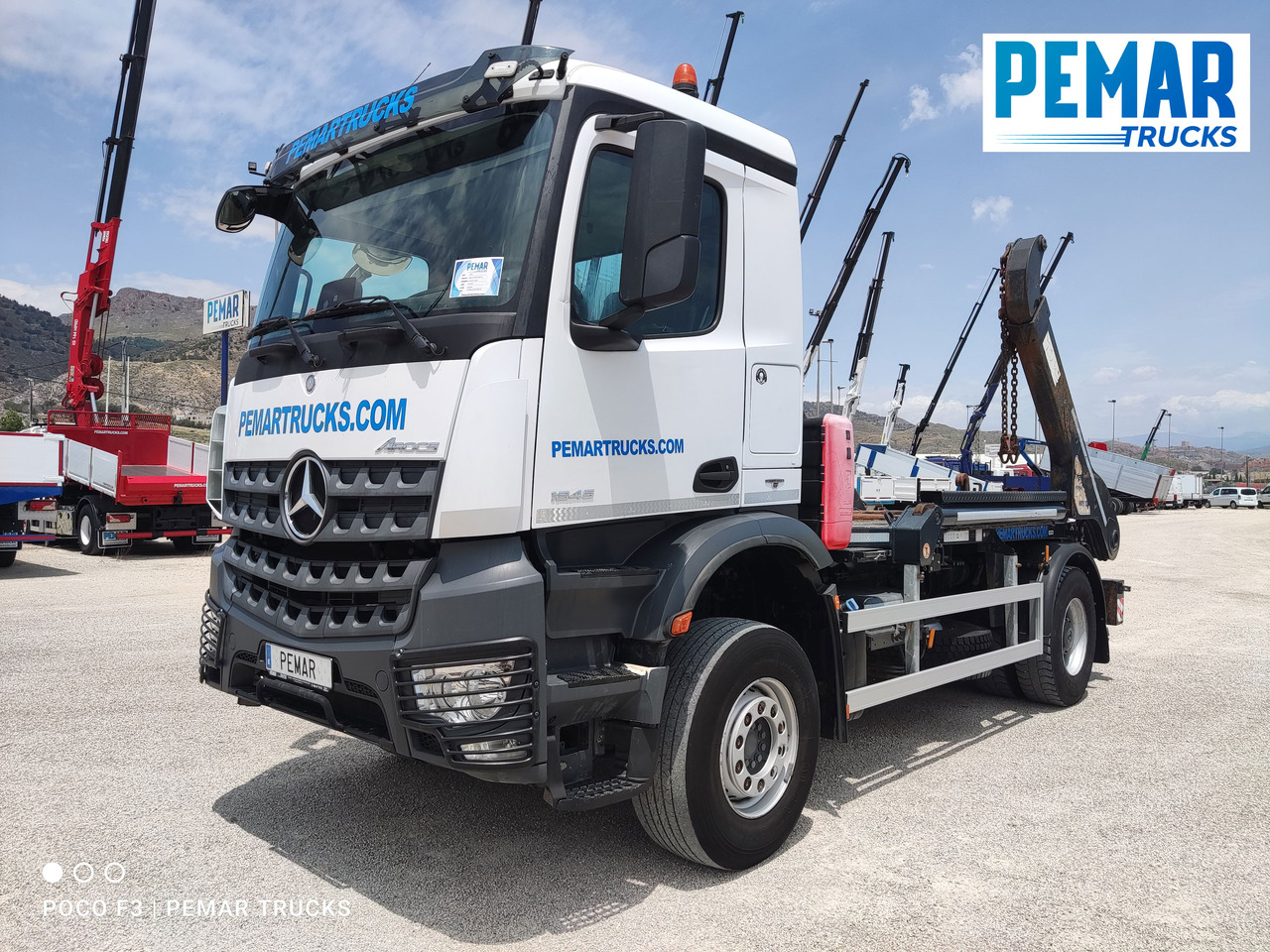 MERCEDES-BENZ AROCS 1845 PORTACONTENEDOR CADENA - Portaalarmsysteem vrachtwagen: afbeelding 2 MERCEDES-BENZ AROCS 1845 PORTACONTENEDOR CADENA - Portaalarmsysteem vrachtwagen: afbeelding 2