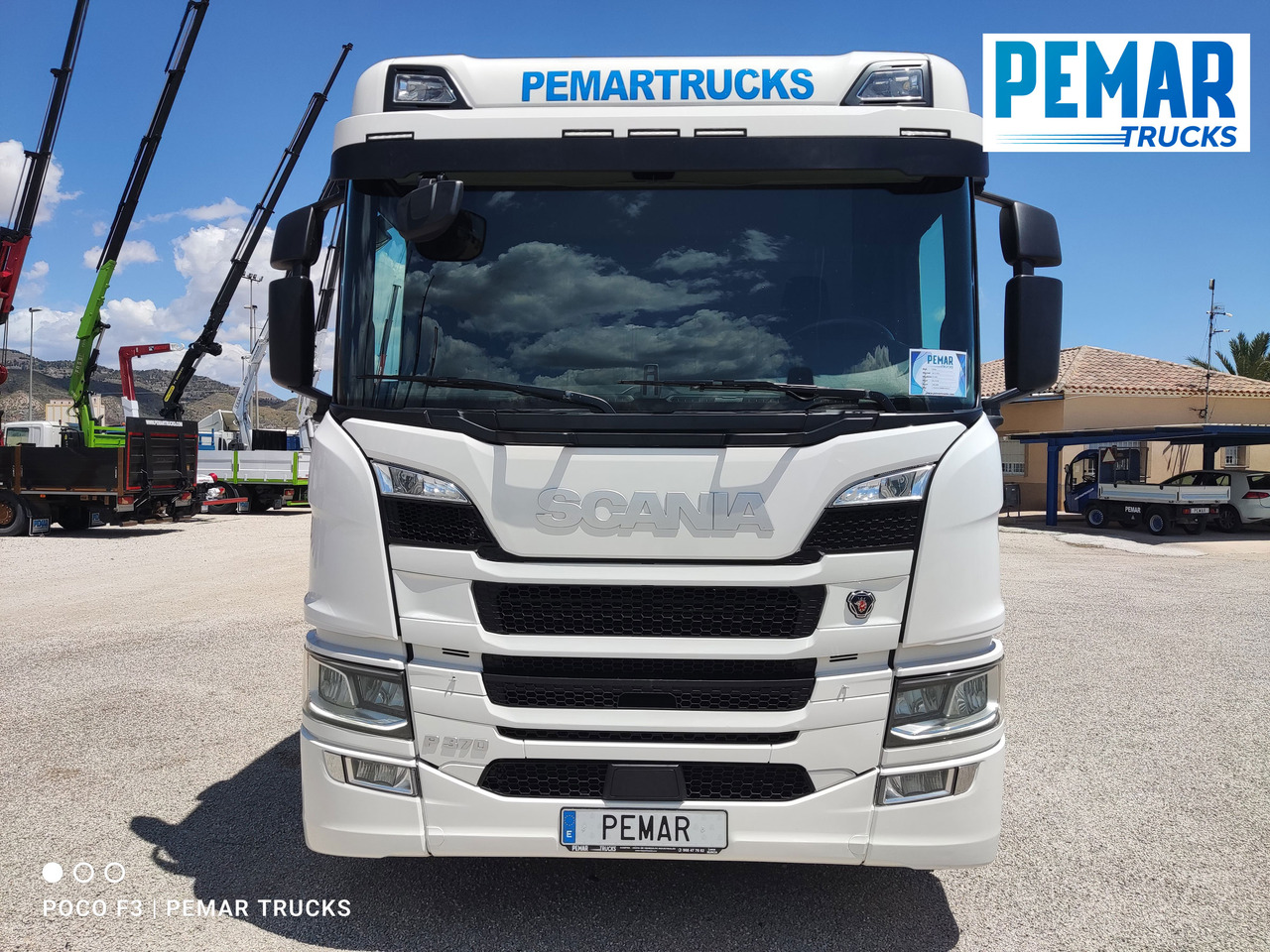 SCANIA P 370 4X2 GRUA CAJA FIJA - Vrachtwagen met open laadbak, Kraanwagen: afbeelding 3 SCANIA P 370 4X2 GRUA CAJA FIJA - Vrachtwagen met open laadbak, Kraanwagen: afbeelding 3