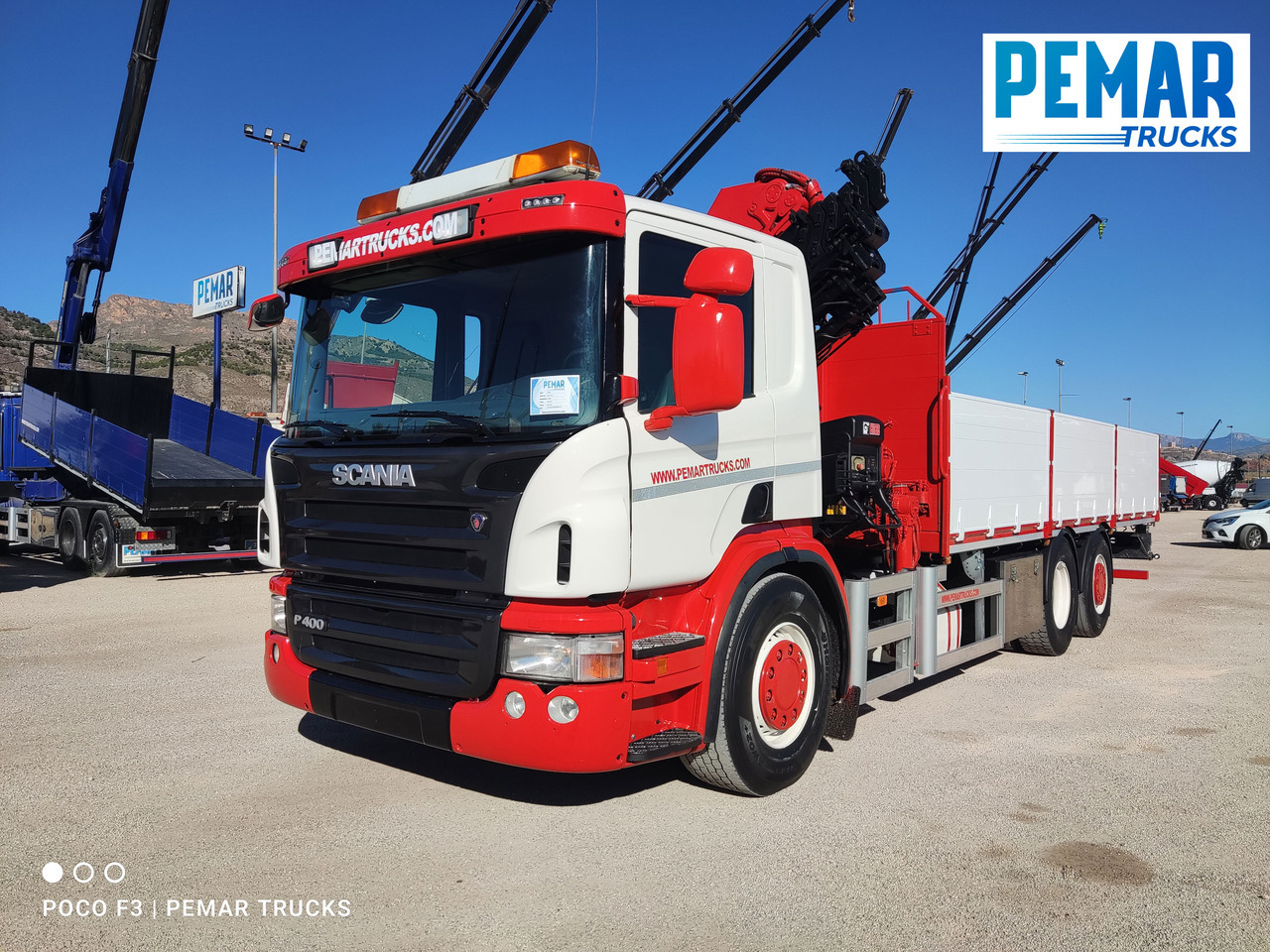 SCANIA P 400 6X2 GRUA CAJA FIJA - Kraanwagen: afbeelding 2 SCANIA P 400 6X2 GRUA CAJA FIJA - Kraanwagen: afbeelding 2