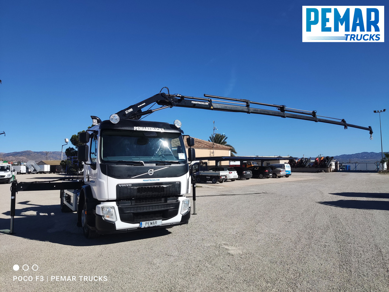 Kipper vrachtwagen, Kraanwagen VOLVO FE 280 GRUA MULTILIFT 18T EURO 6: afbeelding 7