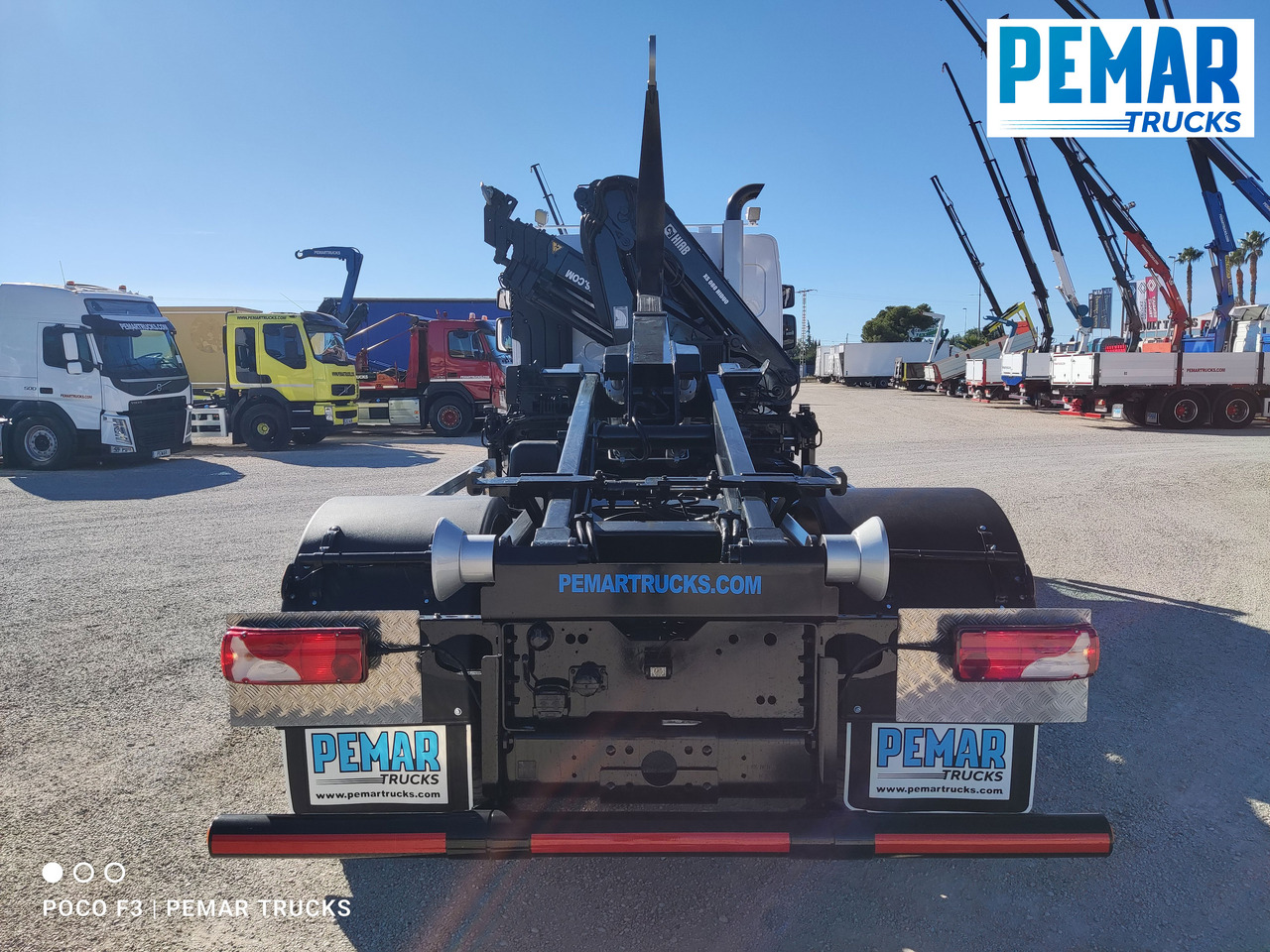 Kipper vrachtwagen, Kraanwagen VOLVO FE 280 GRUA MULTILIFT 18T EURO 6: afbeelding 21