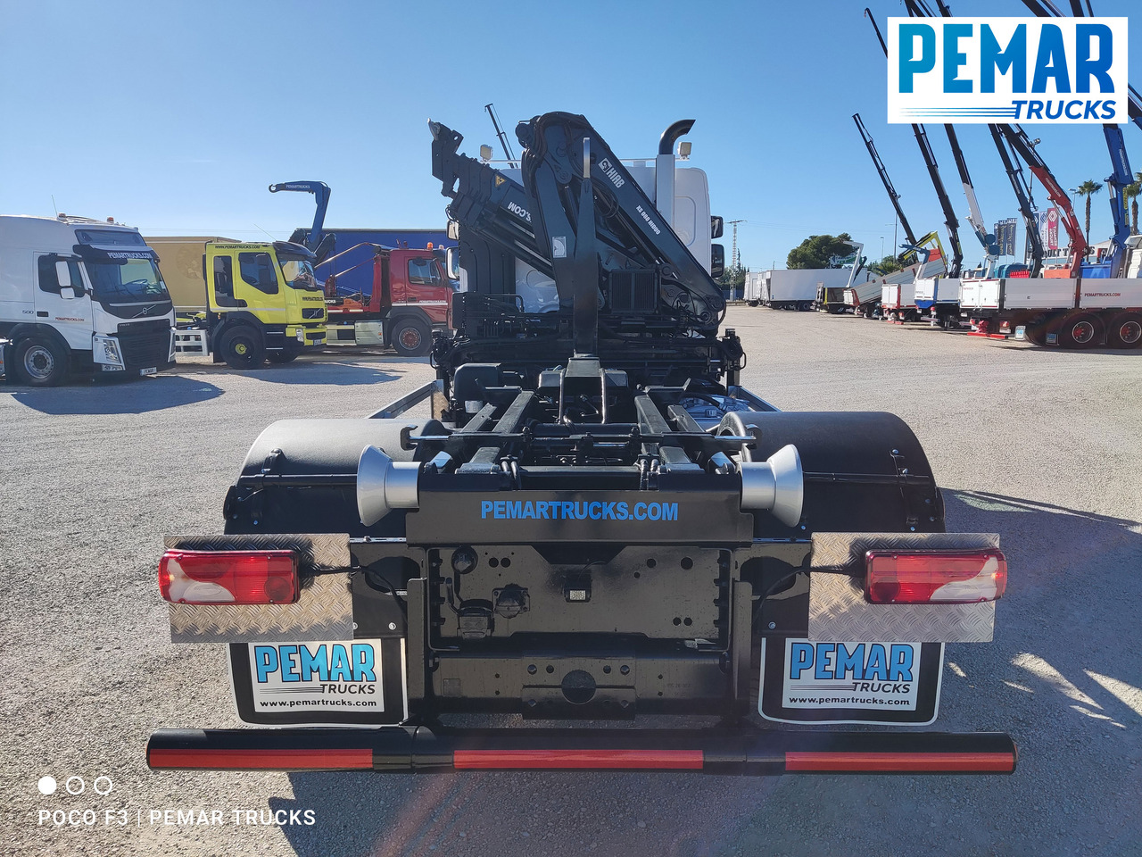 Kipper vrachtwagen, Kraanwagen VOLVO FE 280 GRUA MULTILIFT 18T EURO 6: afbeelding 16