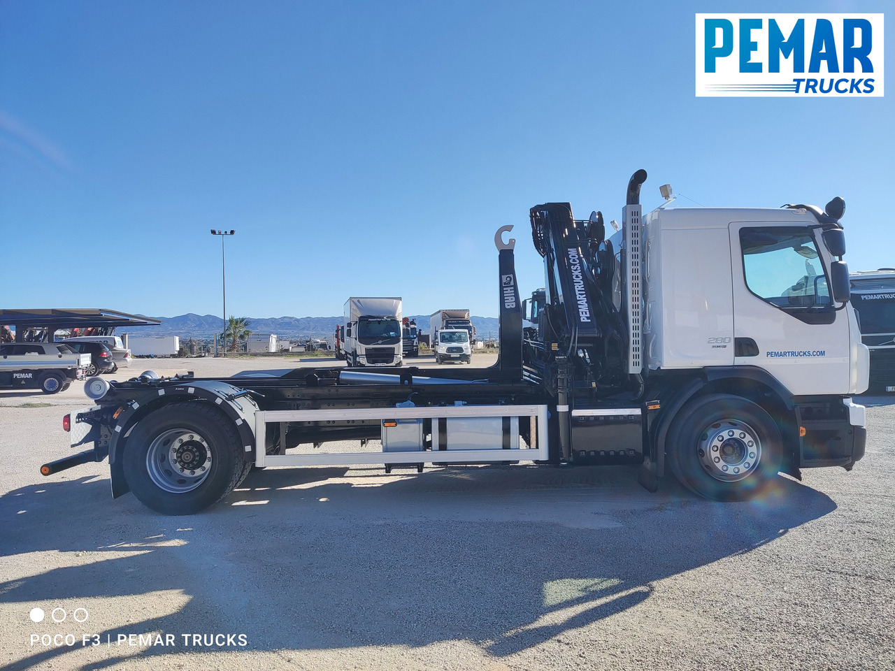 Kipper vrachtwagen, Kraanwagen VOLVO FE 280 GRUA MULTILIFT 18T EURO 6: afbeelding 14