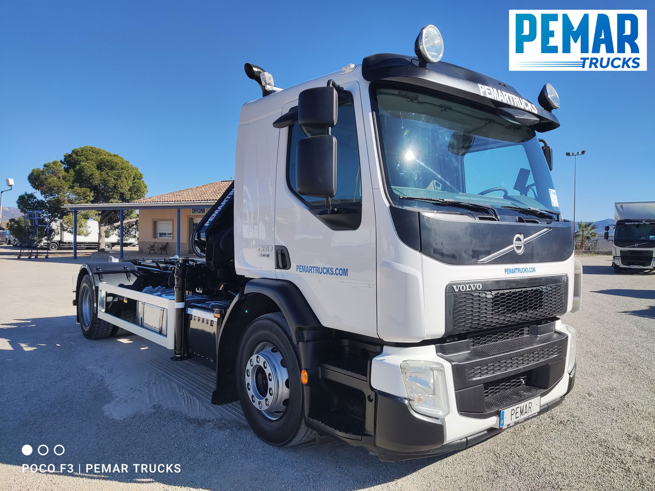 Kipper vrachtwagen, Kraanwagen VOLVO FE 280 GRUA MULTILIFT 18T EURO 6: afbeelding 13