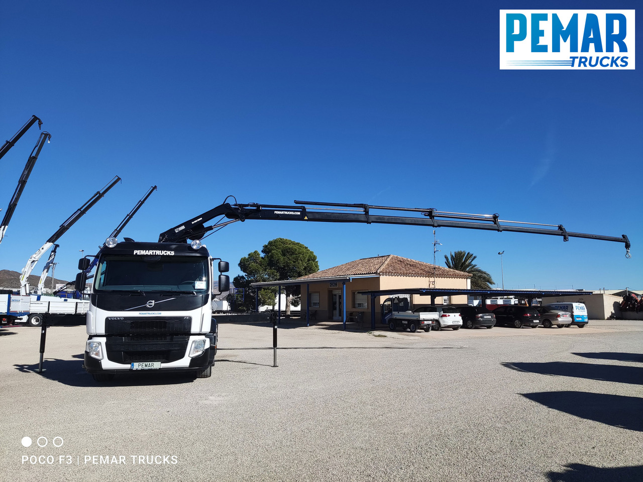 Kipper vrachtwagen, Kraanwagen VOLVO FE 280 GRUA MULTILIFT 18T EURO 6: afbeelding 8