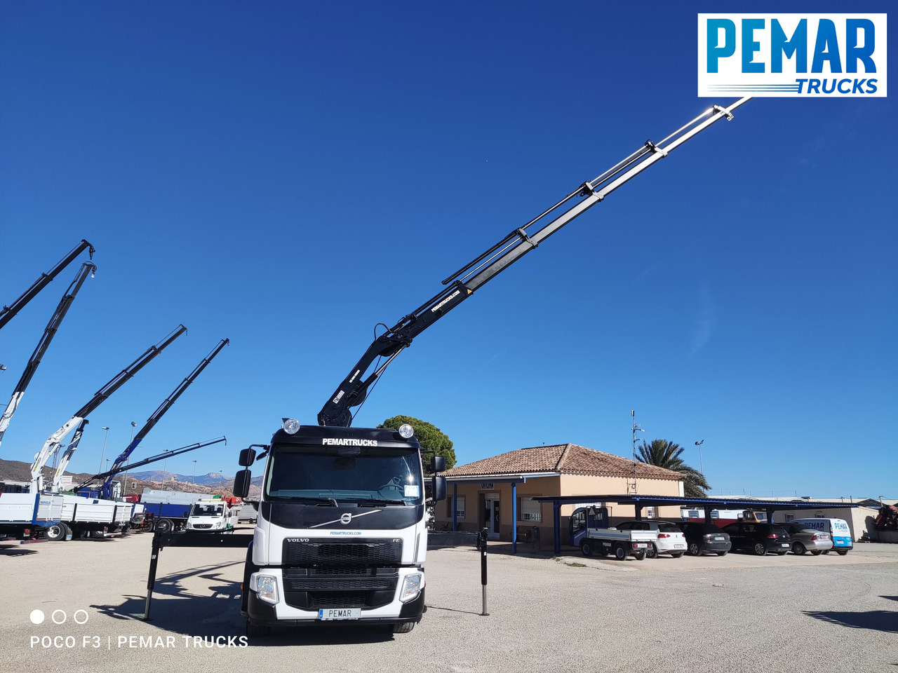 Kipper vrachtwagen, Kraanwagen VOLVO FE 280 GRUA MULTILIFT 18T EURO 6: afbeelding 6