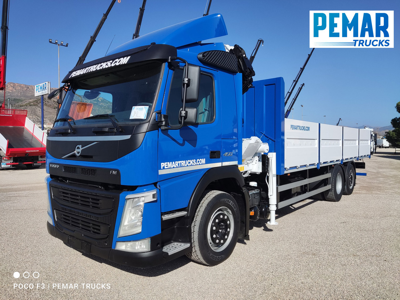 VOLVO FM 450 6X2 GRUA CAJA FIJA EURO 6 - Vrachtwagen met open laadbak, Kraanwagen: afbeelding 2 VOLVO FM 450 6X2 GRUA CAJA FIJA EURO 6 - Vrachtwagen met open laadbak, Kraanwagen: afbeelding 2