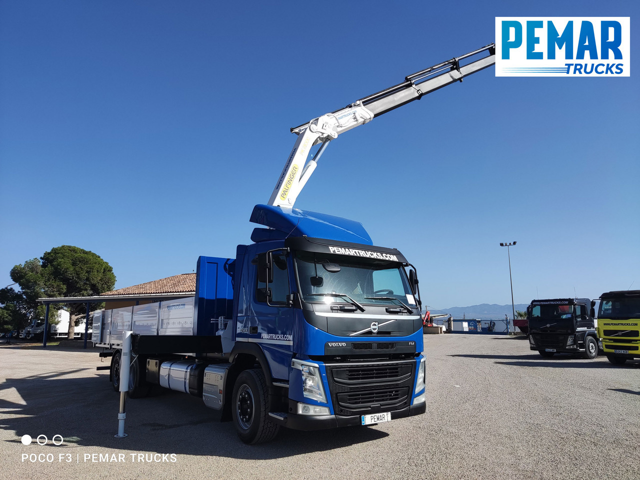 Vrachtwagen met open laadbak, Kraanwagen VOLVO FM 450 6X2 GRUA CAJA FIJA EURO 6: afbeelding 18