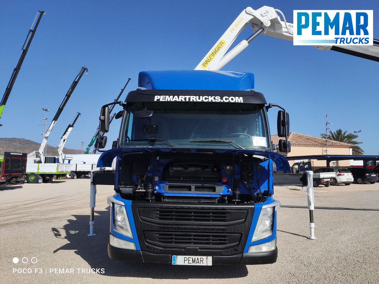 Vrachtwagen met open laadbak, Kraanwagen VOLVO FM 450 6X2 GRUA CAJA FIJA EURO 6: afbeelding 33