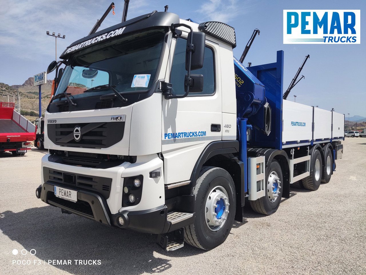 VOLVO FMX 460 8X4 GRUA CAJA FIJA ABIERTA - Vrachtwagen met open laadbak: afbeelding 2 VOLVO FMX 460 8X4 GRUA CAJA FIJA ABIERTA - Vrachtwagen met open laadbak: afbeelding 2