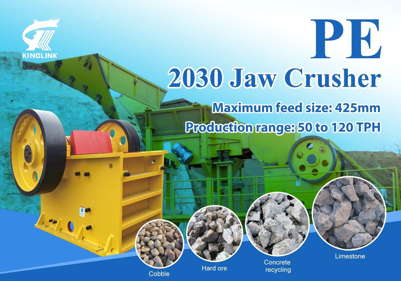 Kinglink PE500x750 | PE2030 Trio Type Jaw Crusher - Kaakbreker: afbeelding 1 Kinglink PE500x750 | PE2030 Trio Type Jaw Crusher - Kaakbreker: afbeelding 1