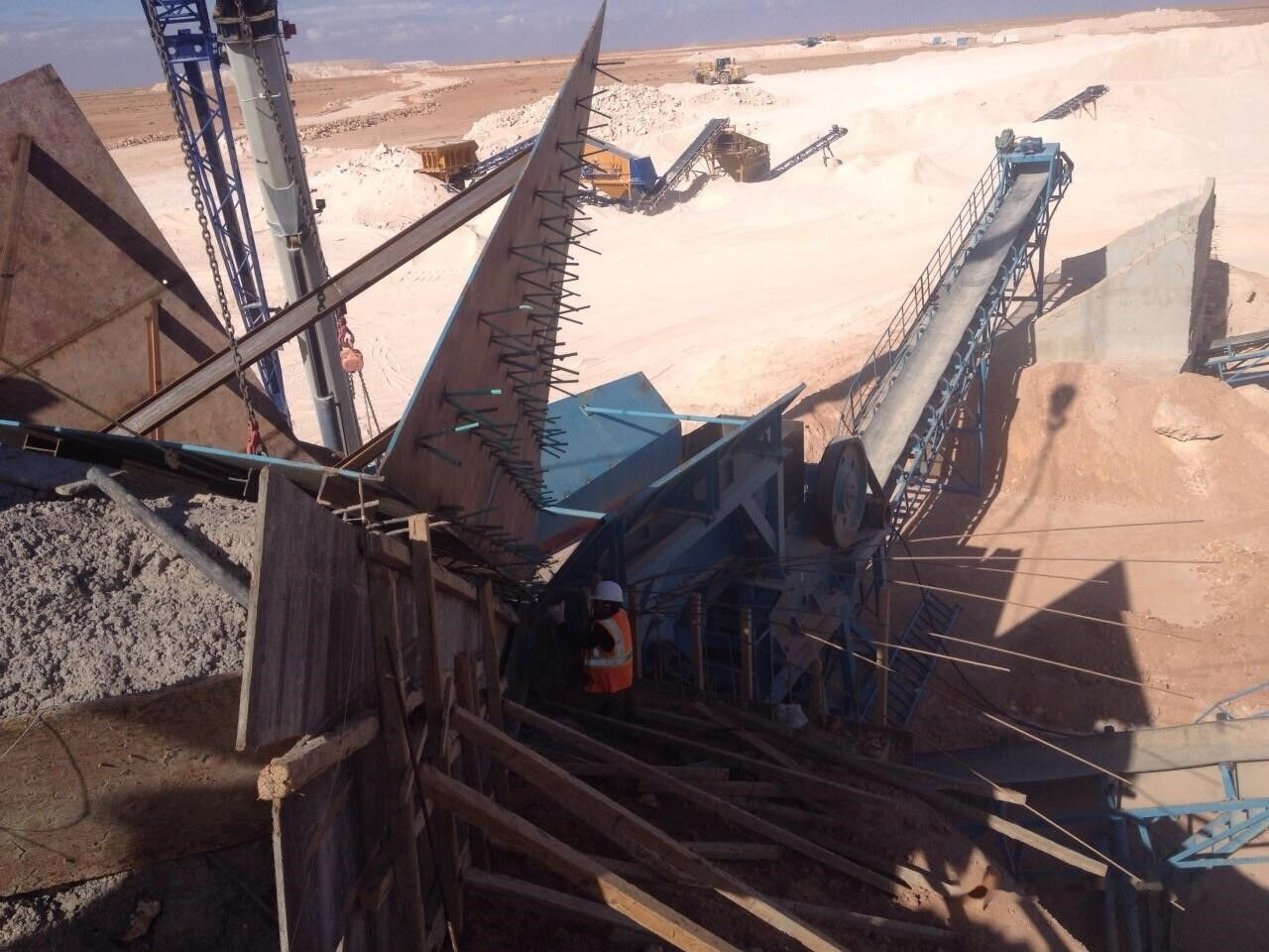 Nieuw Kaakbreker Kinglink PE800X1060 Phosphate Jaw Crusher: afbeelding 6