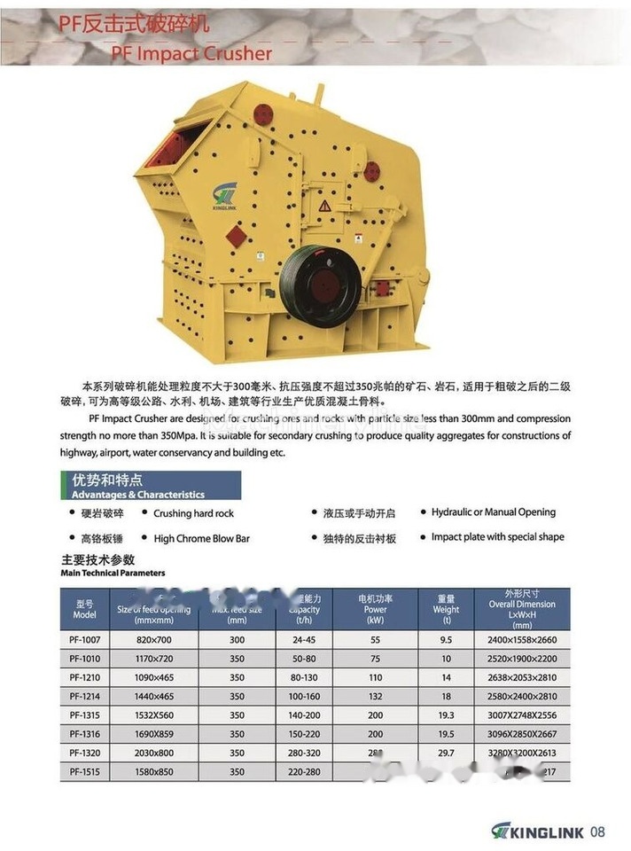 Kinglink PF1010 Horizontal Impact Crusher - Slagbreker: afbeelding 4 Kinglink PF1010 Horizontal Impact Crusher - Slagbreker: afbeelding 4