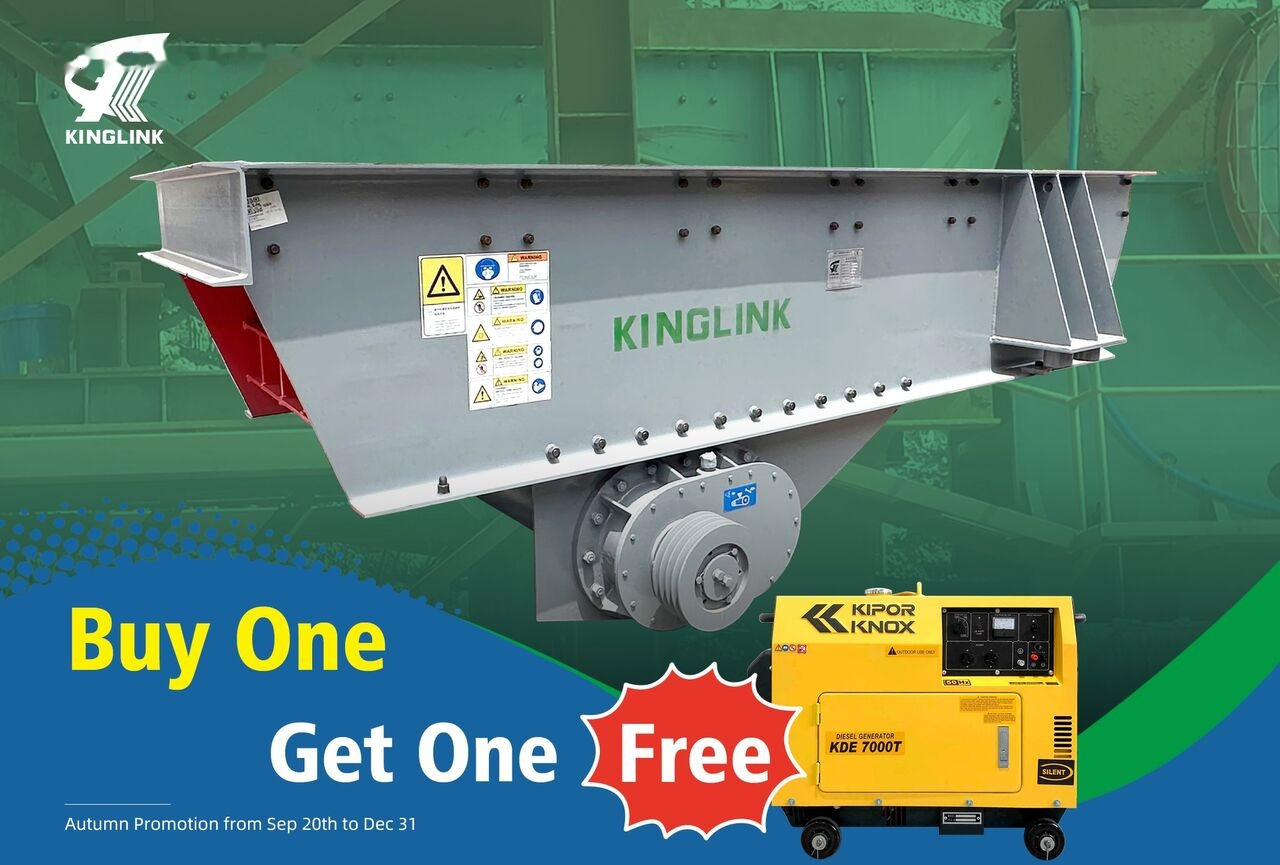 Kinglink Vibrating Grizzly Feeder ZSW380X96 | 150TPH - Mijnbouw machine: afbeelding 1 Kinglink Vibrating Grizzly Feeder ZSW380X96 | 150TPH - Mijnbouw machine: afbeelding 1