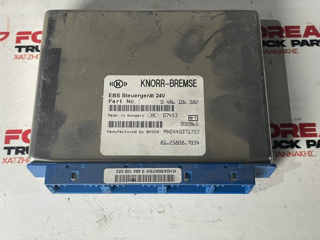 KNORR-BREMSE EBS FOR MAN - 81.25808-7034 - ECU voor Vrachtwagen: afbeelding 1 KNORR-BREMSE EBS FOR MAN - 81.25808-7034 - ECU voor Vrachtwagen: afbeelding 1