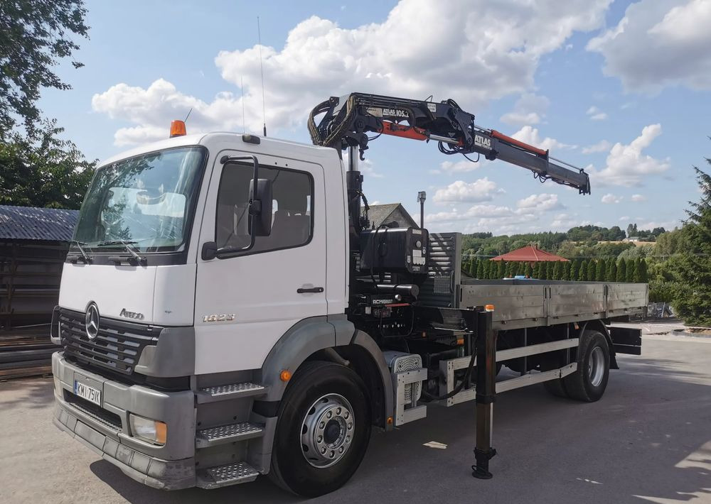 Mercedes-Benz Atego 1823 żuraw HDS Atlas 105.2 koła 315/80R22,5 - Vrachtwagen met open laadbak, Kraanwagen: afbeelding 1 Mercedes-Benz Atego 1823 żuraw HDS Atlas 105.2 koła 315/80R22,5 - Vrachtwagen met open laadbak, Kraanwagen: afbeelding 1