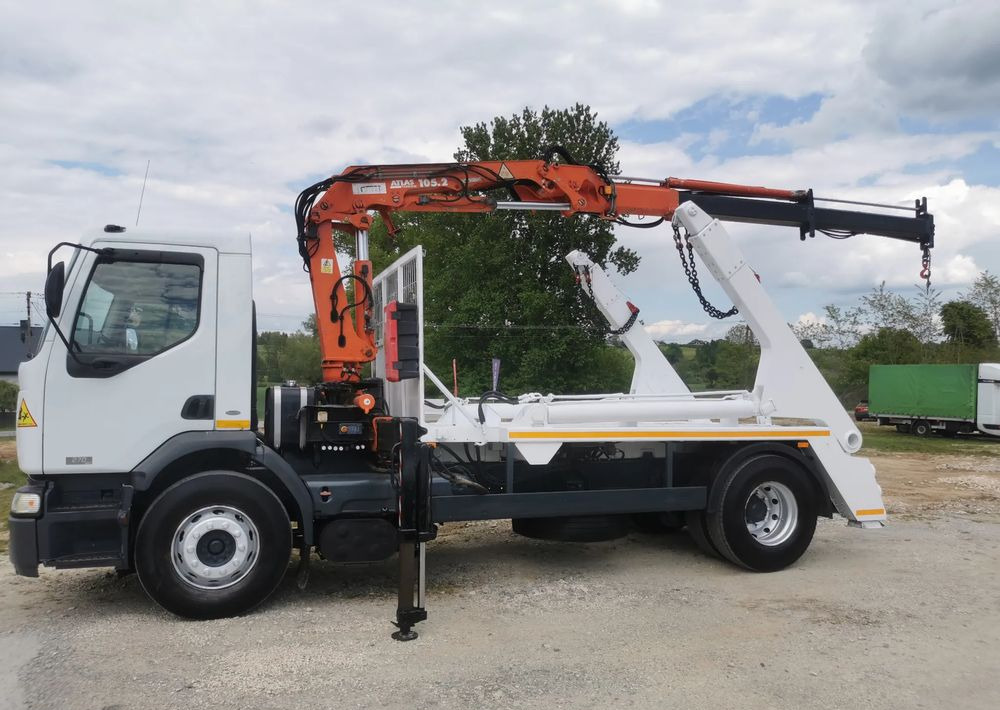 Renault Premium 270DCi + żuraw HDS Atlas 105.2 + Bramowiec MEILLER 12t Kontener - Portaalarmsysteem vrachtwagen, Kraanwagen: afbeelding 5 Renault Premium 270DCi + żuraw HDS Atlas 105.2 + Bramowiec MEILLER 12t Kontener - Portaalarmsysteem vrachtwagen, Kraanwagen: afbeelding 5