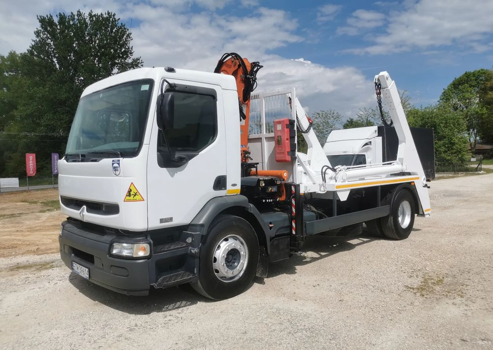Renault Premium 270DCi + żuraw HDS Atlas 105.2 + Bramowiec MEILLER 12t Kontener - Portaalarmsysteem vrachtwagen, Kraanwagen: afbeelding 1 Renault Premium 270DCi + żuraw HDS Atlas 105.2 + Bramowiec MEILLER 12t Kontener - Portaalarmsysteem vrachtwagen, Kraanwagen: afbeelding 1