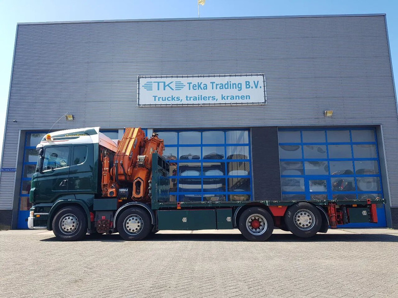 Scania R420 8x2 HIAB 800E-7 Hipro 80 ton/meter Winch Retarder - Vrachtwagen met open laadbak: afbeelding 5 Scania R420 8x2 HIAB 800E-7 Hipro 80 ton/meter Winch Retarder - Vrachtwagen met open laadbak: afbeelding 5