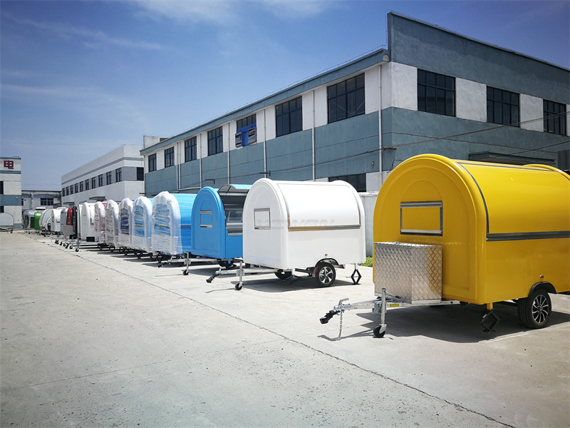 YOWON small fiberglass food vending trailer hot dog cart for Europe - Verkoopwagen: afbeelding 3 YOWON small fiberglass food vending trailer hot dog cart for Europe - Verkoopwagen: afbeelding 3