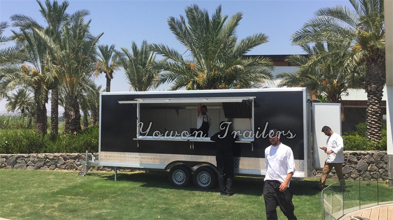 YOWON vintage model square food truck catering truck - Verkoopwagen: afbeelding 1 YOWON vintage model square food truck catering truck - Verkoopwagen: afbeelding 1