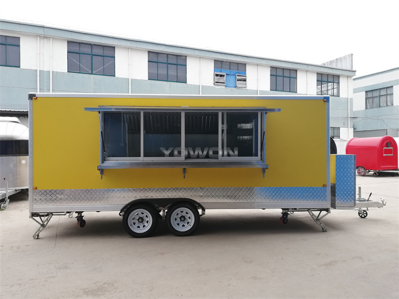 YOWON vintage model square food truck catering truck - Verkoopwagen: afbeelding 5 YOWON vintage model square food truck catering truck - Verkoopwagen: afbeelding 5