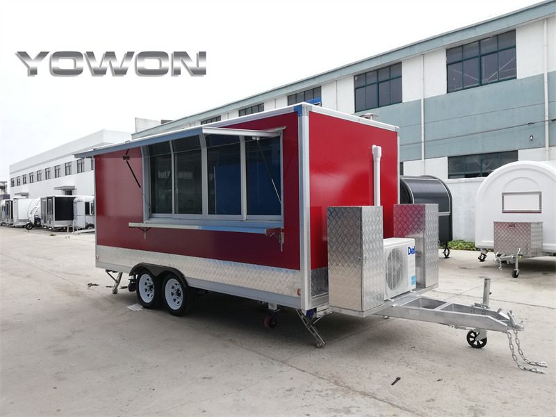 YOWON vintage model square food truck catering truck - Verkoopwagen: afbeelding 4 YOWON vintage model square food truck catering truck - Verkoopwagen: afbeelding 4