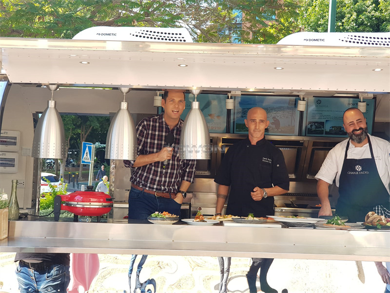 Yowon customized concession food trailer catering cart - Verkoopwagen: afbeelding 5 Yowon customized concession food trailer catering cart - Verkoopwagen: afbeelding 5