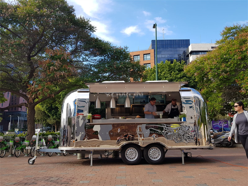 Yowon customized concession food trailer catering cart - Verkoopwagen: afbeelding 1 Yowon customized concession food trailer catering cart - Verkoopwagen: afbeelding 1