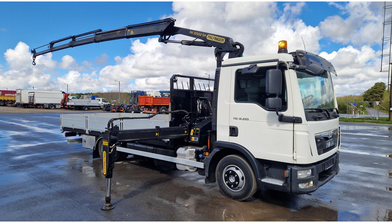 MAN TGL 12.220 4X2 Palfinger PK12502 - Vrachtwagen met open laadbak, Kraanwagen: afbeelding 2 MAN TGL 12.220 4X2 Palfinger PK12502 - Vrachtwagen met open laadbak, Kraanwagen: afbeelding 2