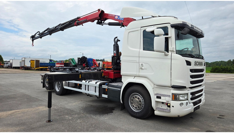 Scania G450 6X2*4 HMF 2120 crane 700 hours - Haakarmsysteem vrachtwagen, Kraanwagen: afbeelding 2 Scania G450 6X2*4 HMF 2120 crane 700 hours - Haakarmsysteem vrachtwagen, Kraanwagen: afbeelding 2