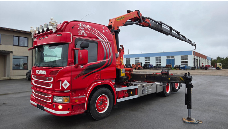 Scania P400 6X2*4 Palfinger PK26002 - Haakarmsysteem vrachtwagen, Kraanwagen: afbeelding 1 Scania P400 6X2*4 Palfinger PK26002 - Haakarmsysteem vrachtwagen, Kraanwagen: afbeelding 1
