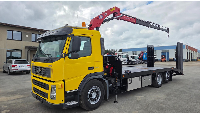 Volvo FM300 6X2*4 HMF 910 - Vrachtwagen met open laadbak, Kraanwagen: afbeelding 1 Volvo FM300 6X2*4 HMF 910 - Vrachtwagen met open laadbak, Kraanwagen: afbeelding 1