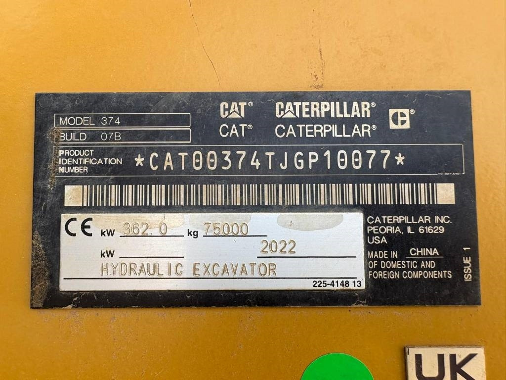 Rupsgraafmachine CAT 374 (On Transport): afbeelding 8 Rupsgraafmachine CAT 374 (On Transport): afbeelding 8