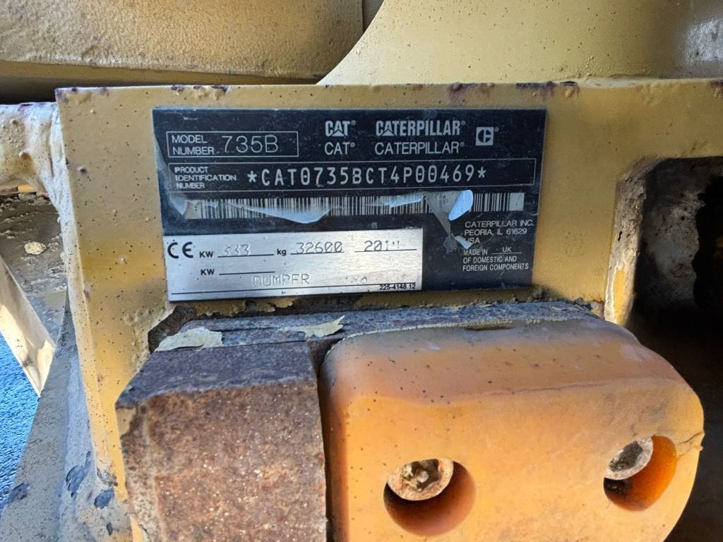 CAT 735 B (Under Preparation) - Kiepwagen met knikbesturing: afbeelding 2 CAT 735 B (Under Preparation) - Kiepwagen met knikbesturing: afbeelding 2