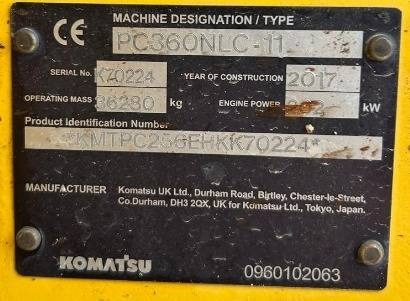 Komatsu PC 360 NLC-11 (Under Preparation) - Rupsgraafmachine: afbeelding 2 Komatsu PC 360 NLC-11 (Under Preparation) - Rupsgraafmachine: afbeelding 2