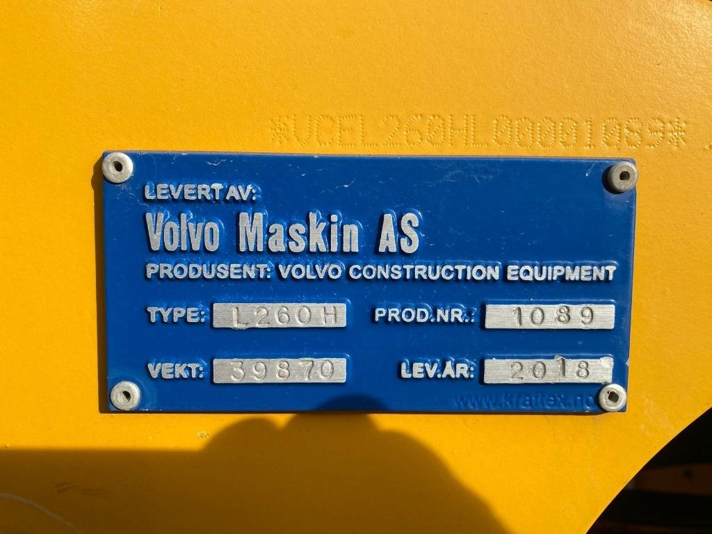 Wiellader Volvo L 260 H (CDC + BSS): afbeelding 12