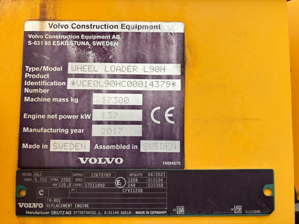 Volvo L 90 H (Under Preparation)  - Wiellader: afbeelding 3 Volvo L 90 H (Under Preparation)  - Wiellader: afbeelding 3