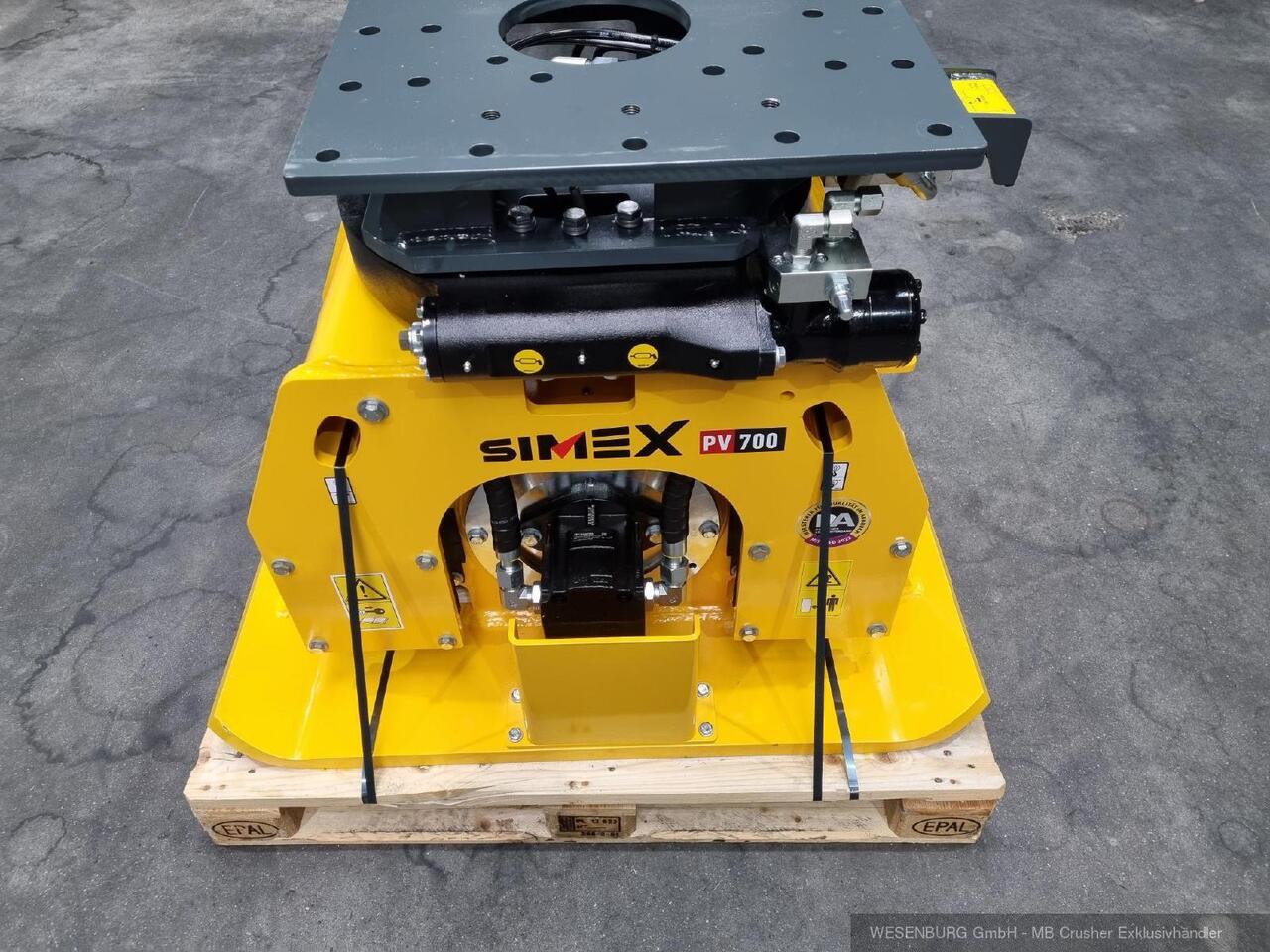 Simex Anbauverdichter PV700 inkl. Drehwerk Anbauklasse 12 - 25 t - Aanbouwdeel, Trilplaat voor Graafmachine: afbeelding 3 Simex Anbauverdichter PV700 inkl. Drehwerk Anbauklasse 12 - 25 t - Aanbouwdeel, Trilplaat voor Graafmachine: afbeelding 3