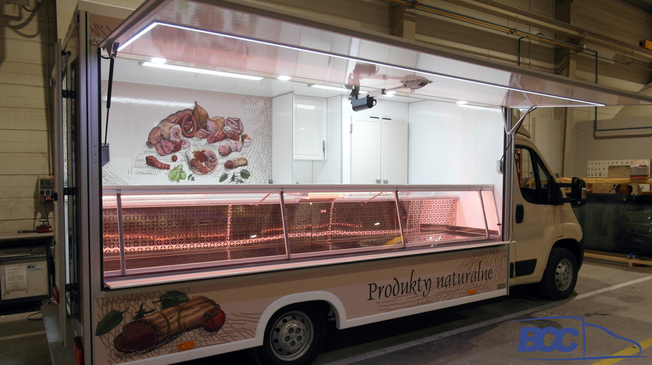 BCC POLSKA - FOOD TRUCK - MOBILNY SKLEP MIĘSNY PEUGEOT BOXER - Zelfrijdende verkoopwagen: afbeelding 5 BCC POLSKA - FOOD TRUCK - MOBILNY SKLEP MIĘSNY PEUGEOT BOXER - Zelfrijdende verkoopwagen: afbeelding 5