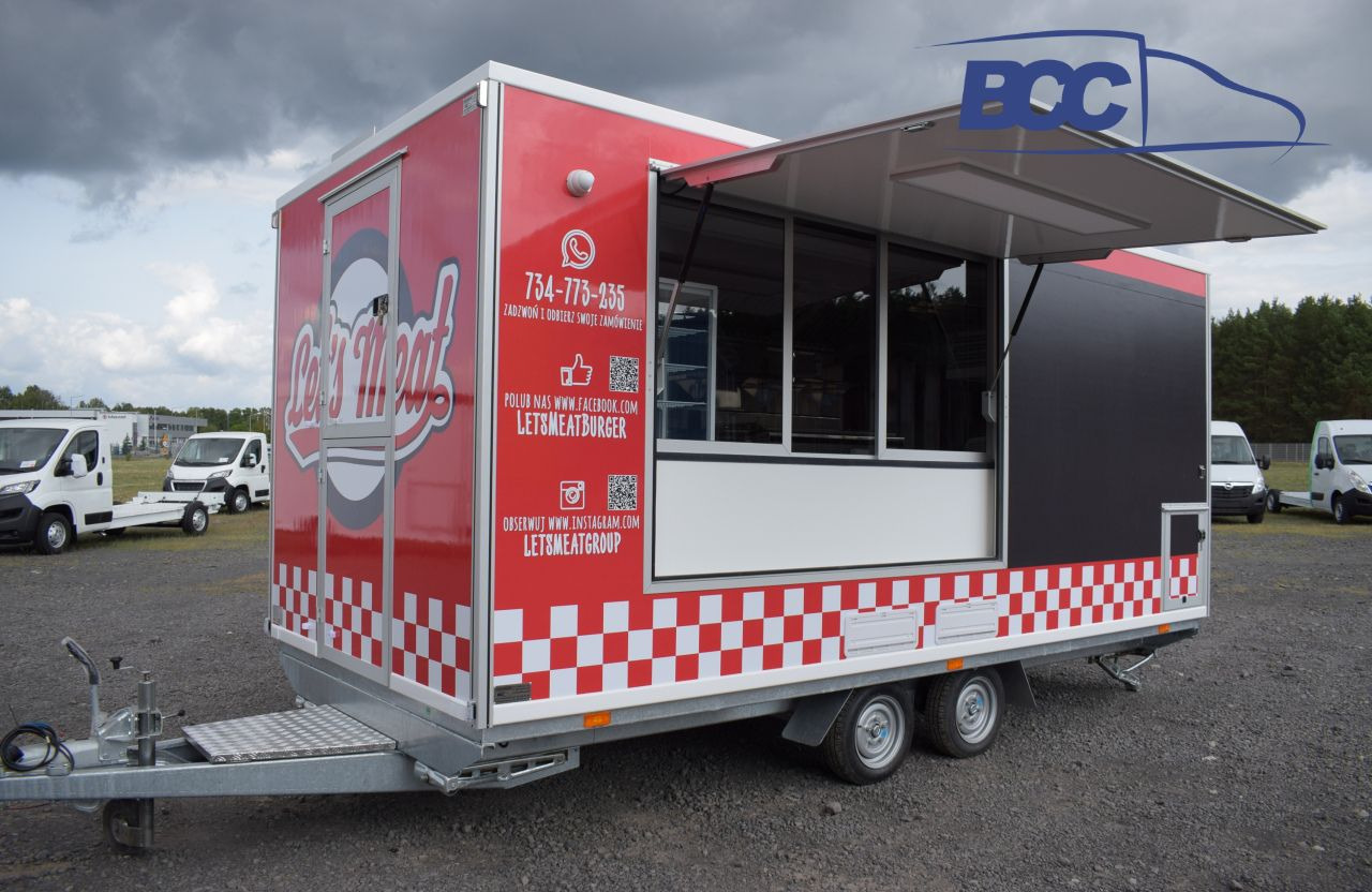 BCC POLSKA - PRZYCZEPA GASTRONOMICZNA - FOOD TRUCK - CATERING TRAILER - HANDLOWA, PIZZA, BURGER, KEBAB, KURCZAK Z ROŻNA, LODY, KAWA, PĄCZKI - Verkoopwagen: afbeelding 3 BCC POLSKA - PRZYCZEPA GASTRONOMICZNA - FOOD TRUCK - CATERING TRAILER - HANDLOWA, PIZZA, BURGER, KEBAB, KURCZAK Z ROŻNA, LODY, KAWA, PĄCZKI - Verkoopwagen: afbeelding 3