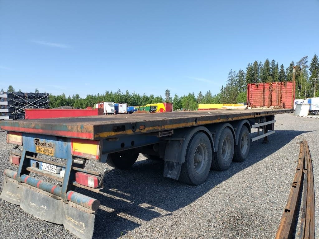 GT trailer Vahva tasalava,hyvillä sidontapisteillä - Open bak met boorden oplegger: afbeelding 2 GT trailer Vahva tasalava,hyvillä sidontapisteillä - Open bak met boorden oplegger: afbeelding 2