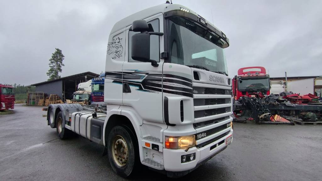 Scania R164 480 rautajouset,av4100mm , ADR. HIENO!! - Chassis vrachtwagen: afbeelding 1 Scania R164 480 rautajouset,av4100mm , ADR. HIENO!! - Chassis vrachtwagen: afbeelding 1