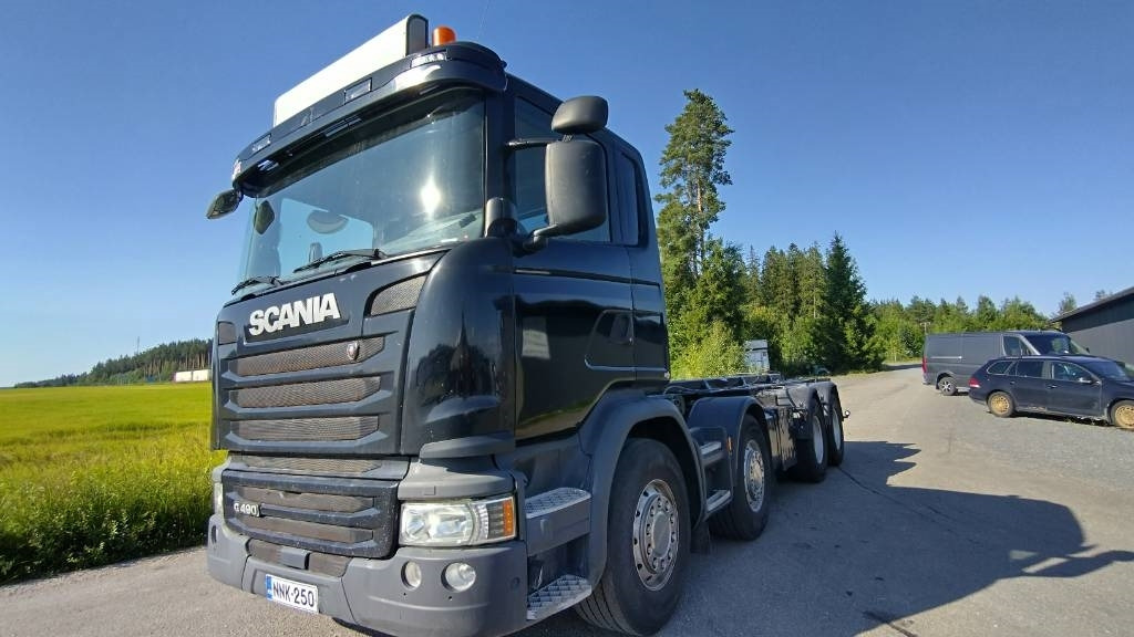 Portaalarmsysteem vrachtwagen Scania R490 8x4 multilift vaijerilaite,napaperät: afbeelding 9 Portaalarmsysteem vrachtwagen Scania R490 8x4 multilift vaijerilaite,napaperät: afbeelding 9