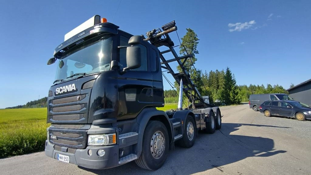Scania R490 8x4 multilift vaijerilaite,napaperät - Portaalarmsysteem vrachtwagen: afbeelding 2 Scania R490 8x4 multilift vaijerilaite,napaperät - Portaalarmsysteem vrachtwagen: afbeelding 2