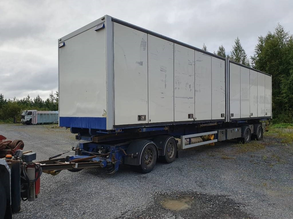 VAK 2 lavan Vaihtolava kärry +2 konttia ADR!! - Haakarm/ Portaalarm aanhanger: afbeelding 1 VAK 2 lavan Vaihtolava kärry +2 konttia ADR!! - Haakarm/ Portaalarm aanhanger: afbeelding 1
