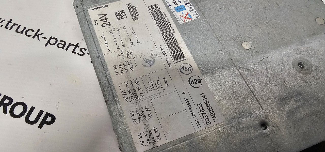DAF DAF XF, 106XF EURO6 emission, MX13, MX11 tachograph 1381 type 2027602, 7422665441, 1898016, 1938623, 2136958 - Tachograph: afbeelding 2 DAF DAF XF, 106XF EURO6 emission, MX13, MX11 tachograph 1381 type 2027602, 7422665441, 1898016, 1938623, 2136958 - Tachograph: afbeelding 2