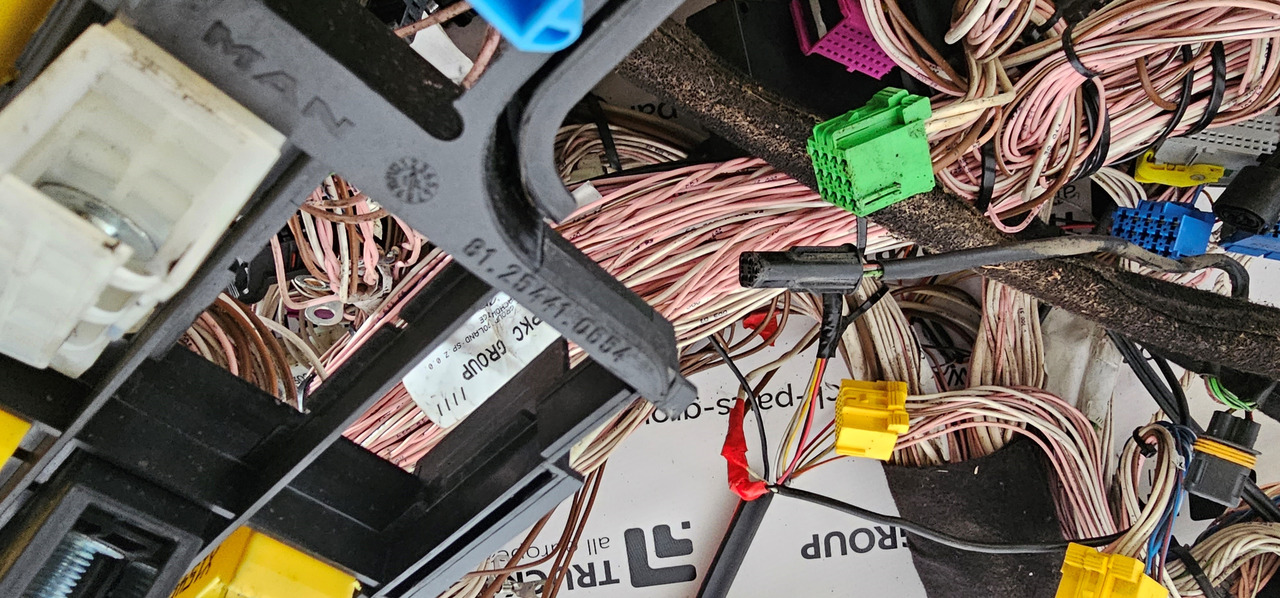 Onderdelen voor Vrachtwagen MAN MAN TGX, TGS EURO6 cable harness with connectors inside cab, full set, wiring set electric support 81254586184, 81254585181, 81254566672, 81254595085, 81254585533, 81254566749: afbeelding 9