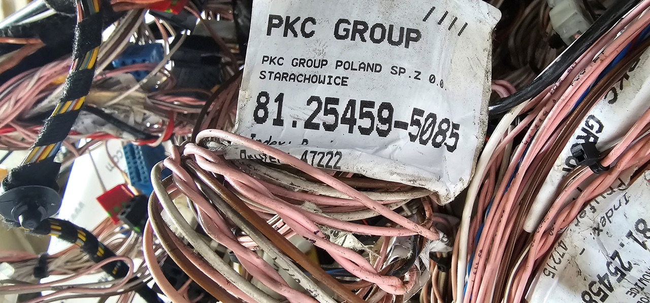 Onderdelen voor Vrachtwagen MAN MAN TGX, TGS EURO6 cable harness with connectors inside cab, full set, wiring set electric support 81254586184, 81254585181, 81254566672, 81254595085, 81254585533, 81254566749: afbeelding 7